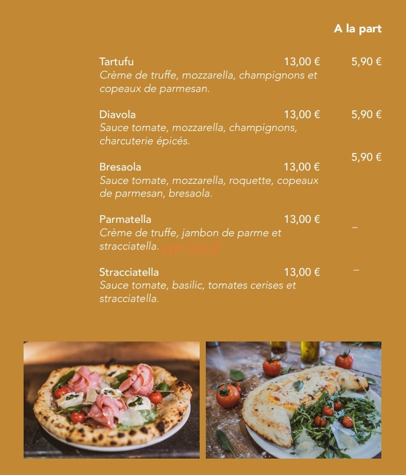 Chez Valentino — carte page 5