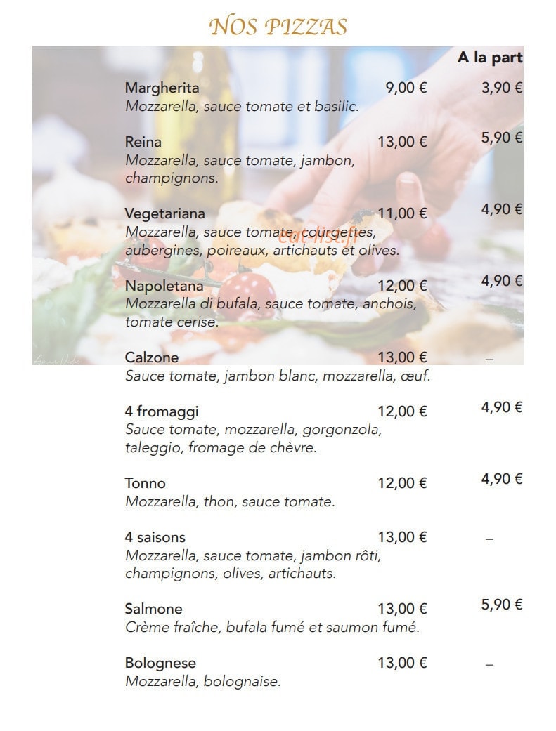 Chez Valentino — carte page 4