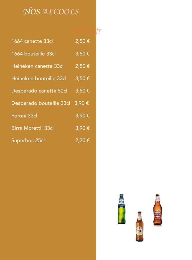 Chez Valentino — carte page 9