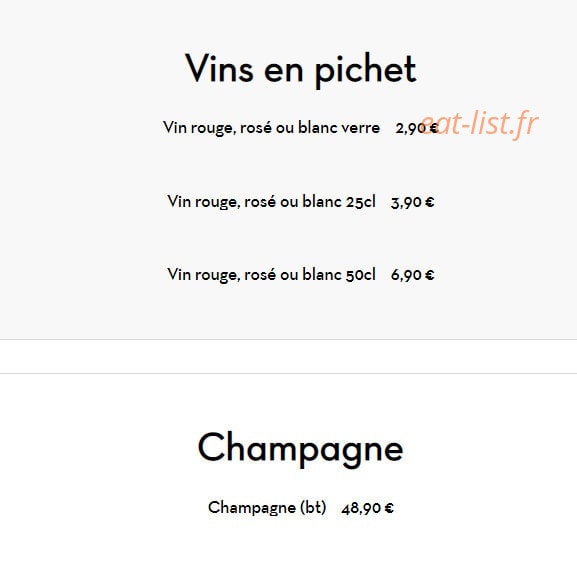 Chez Ye — carte page 28