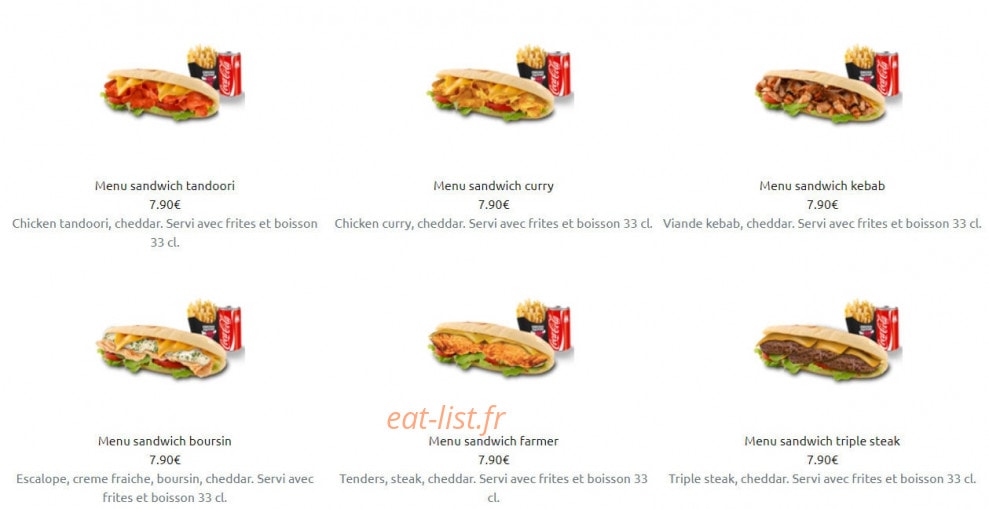 Chicago Factory — carte page 3