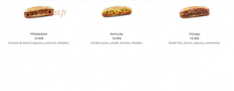 Chicago Factory — carte page 8