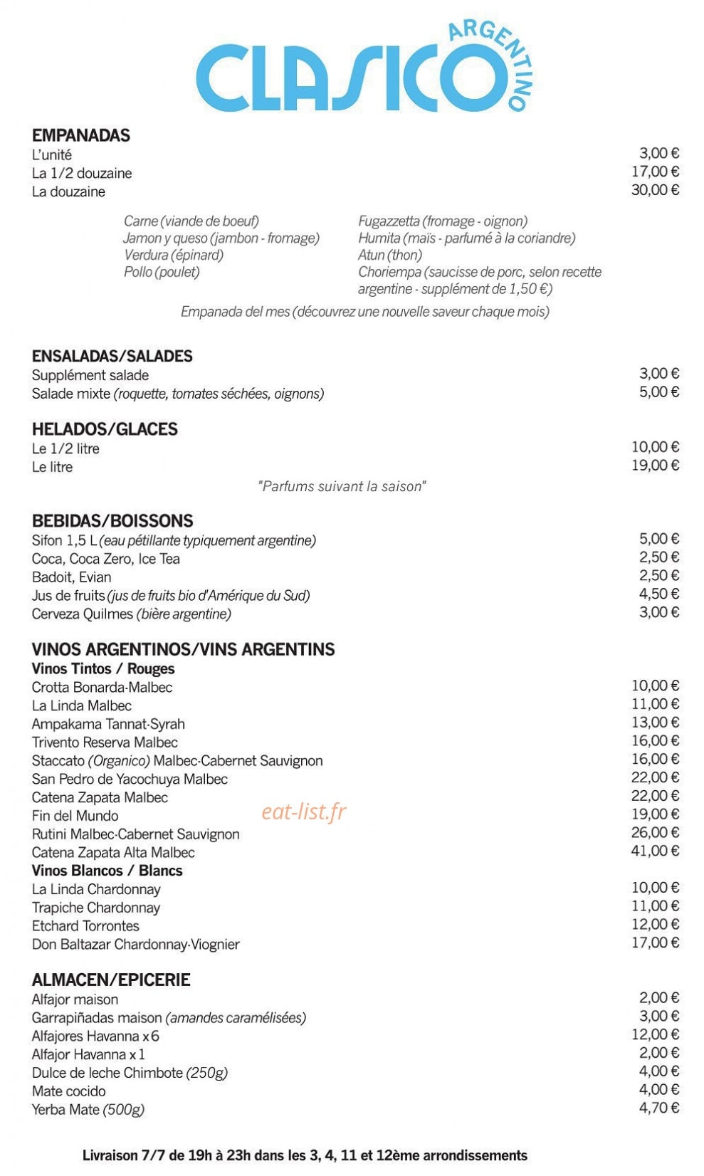 Clasico Argentino — carte page 2