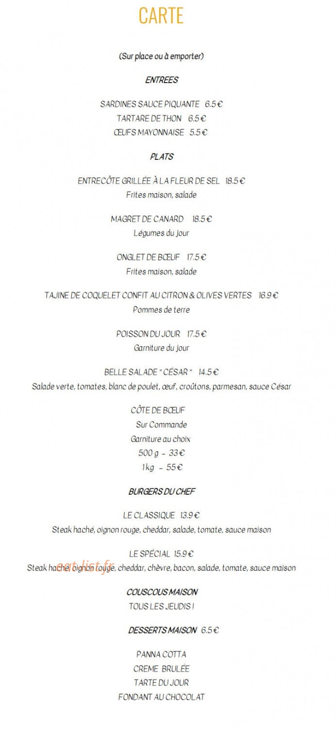 Com' à la maison — carte page 1