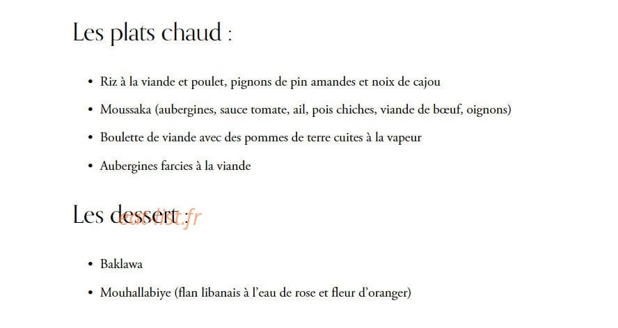 Cuisi'Nad — carte page 1