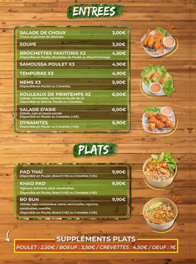 Dare Wok — carte page 2