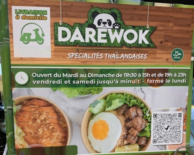 Dare Wok — carte page 1