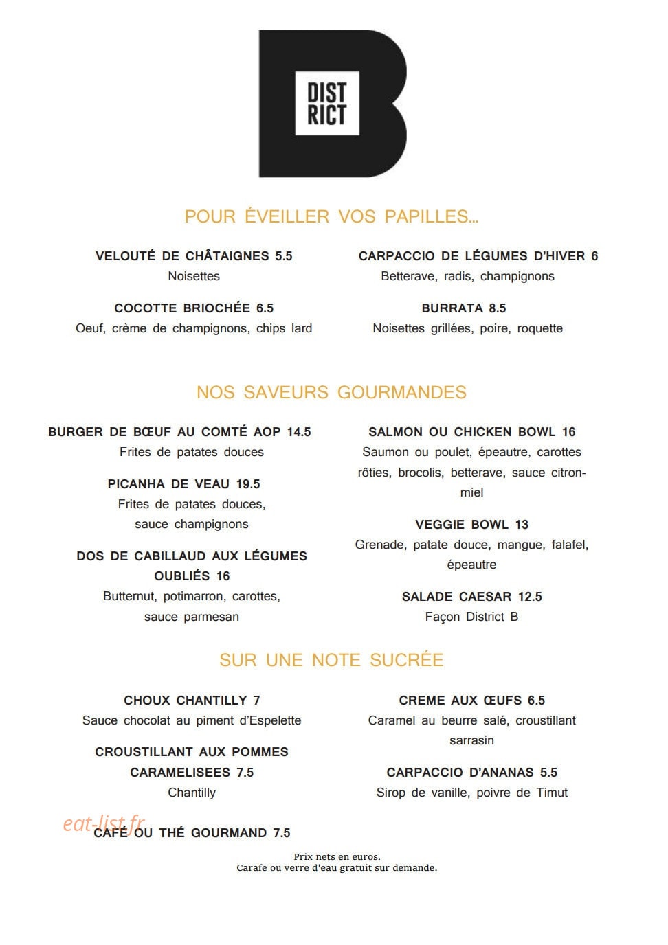 District B — carte page 1