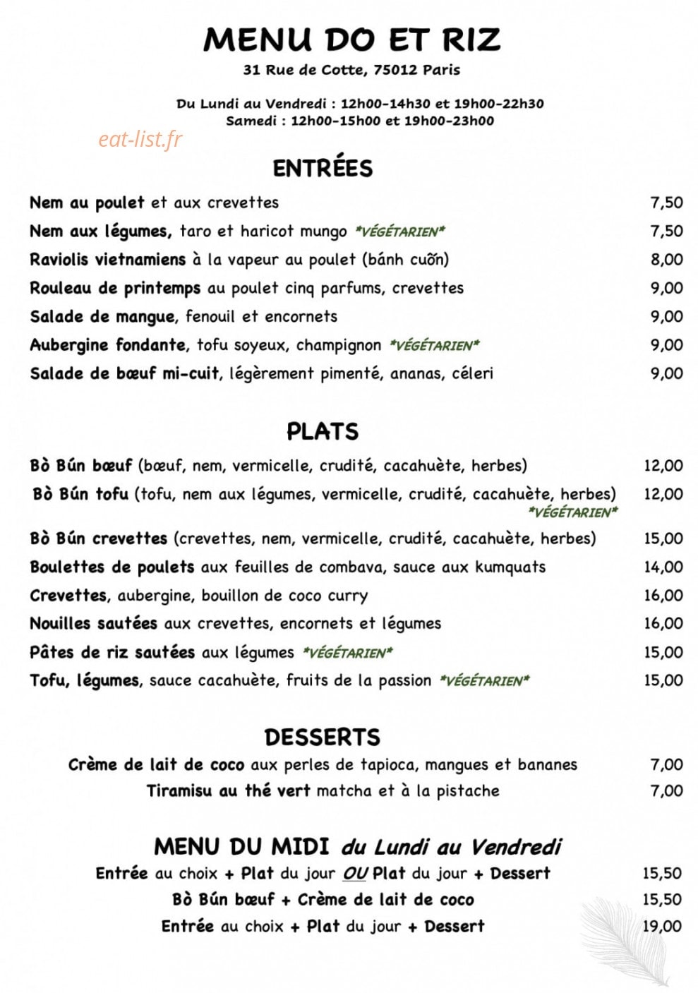 Do et Riz — carte page 2