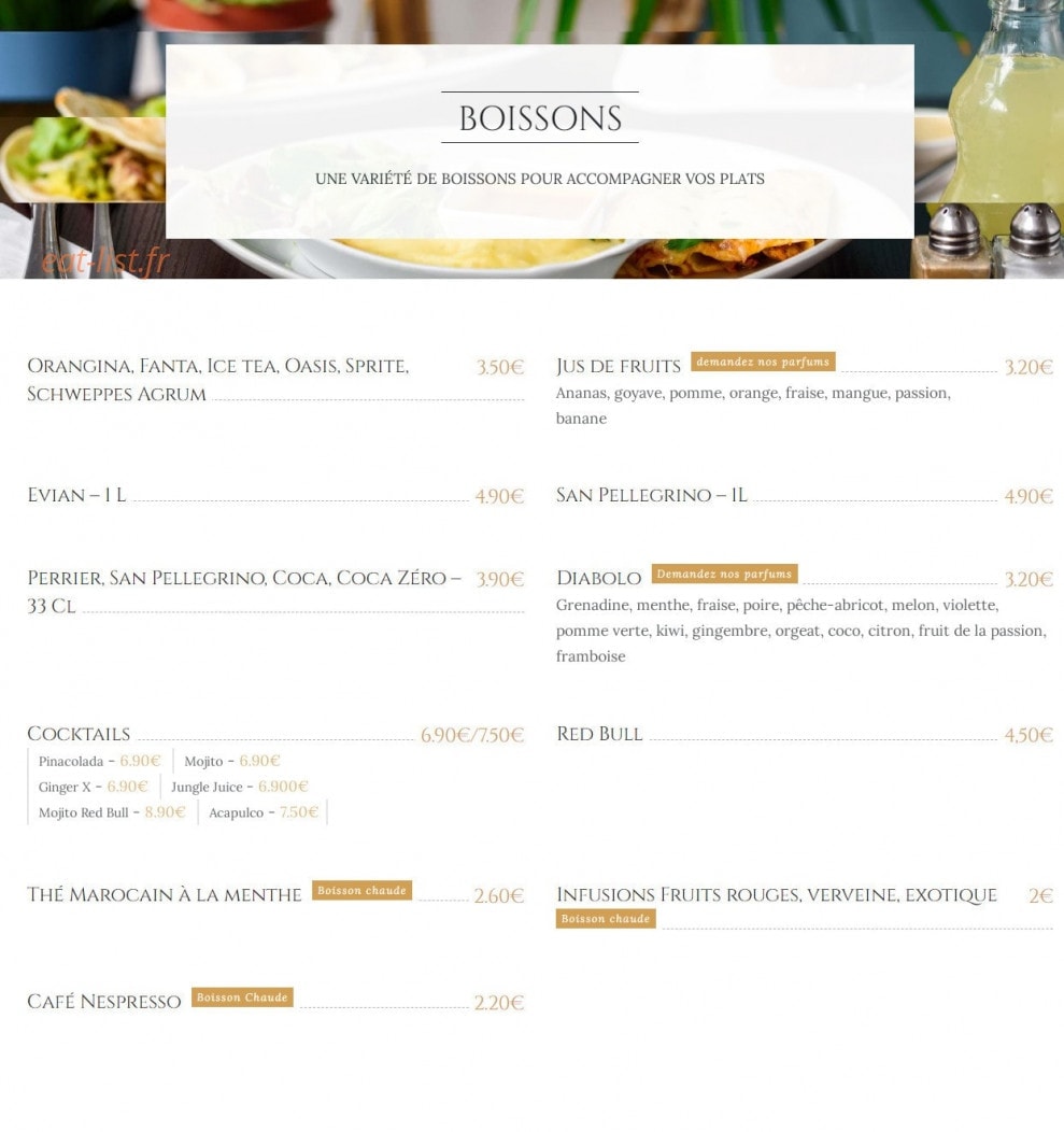 El Nopalito — carte page 4