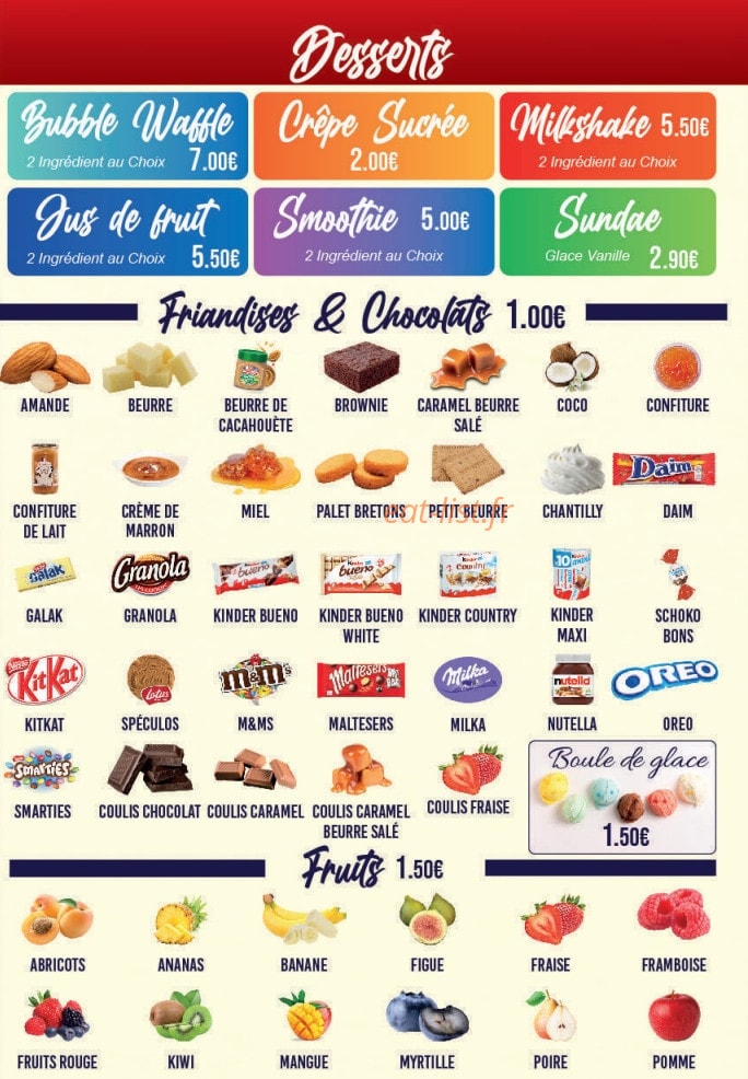 Food Island — carte page 6