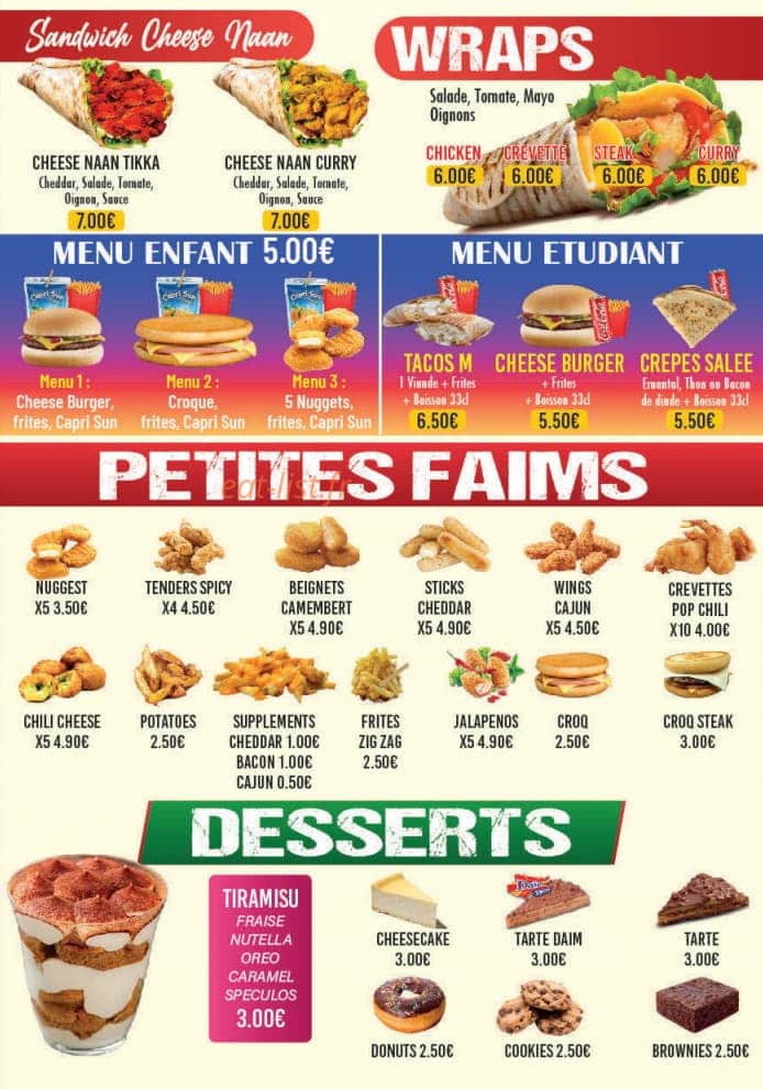 Food Island — carte page 8