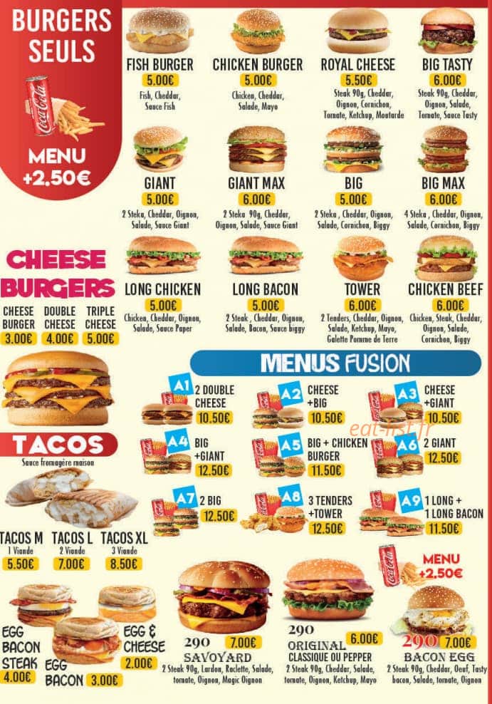 Food Island — carte page 3