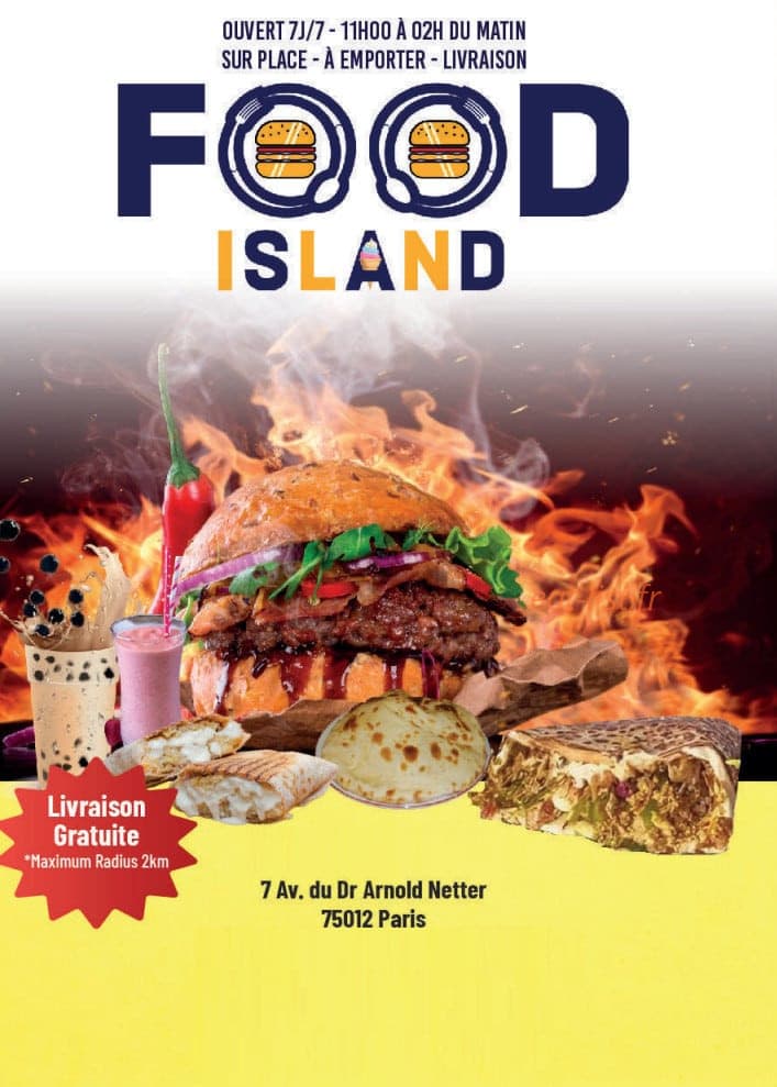 Food Island — carte page 1