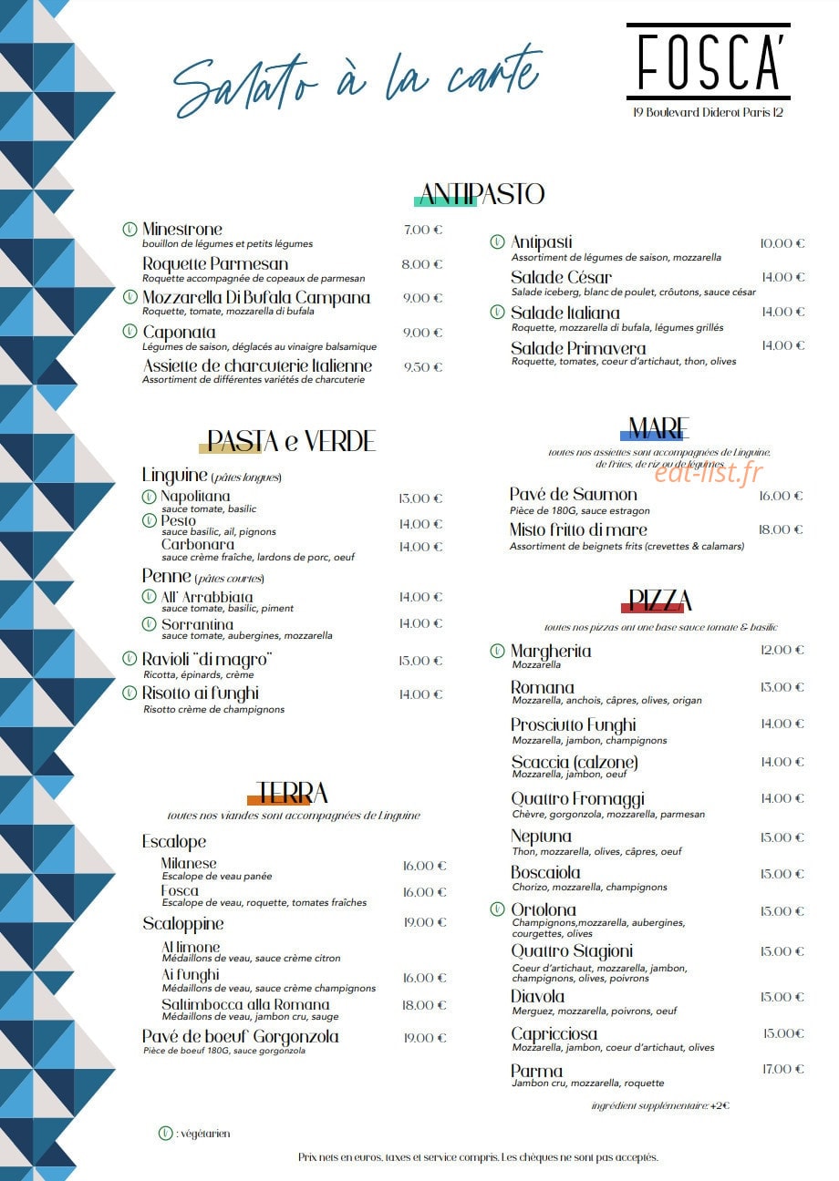 Fosca' — carte page 1
