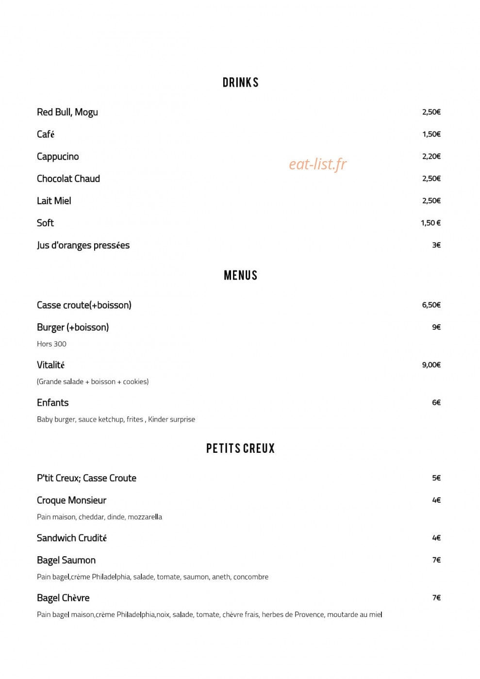 Fresh and Pop — carte page 5