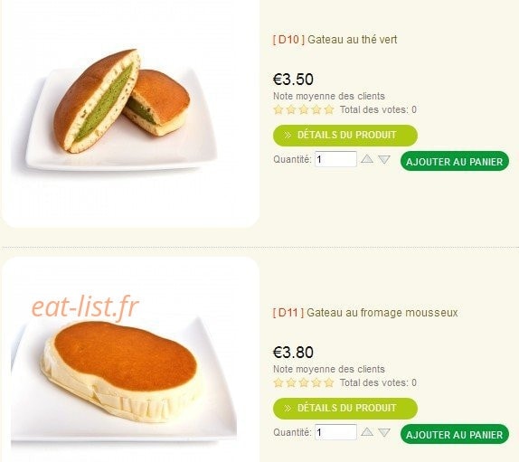 Hayashi Sushi — carte page 13