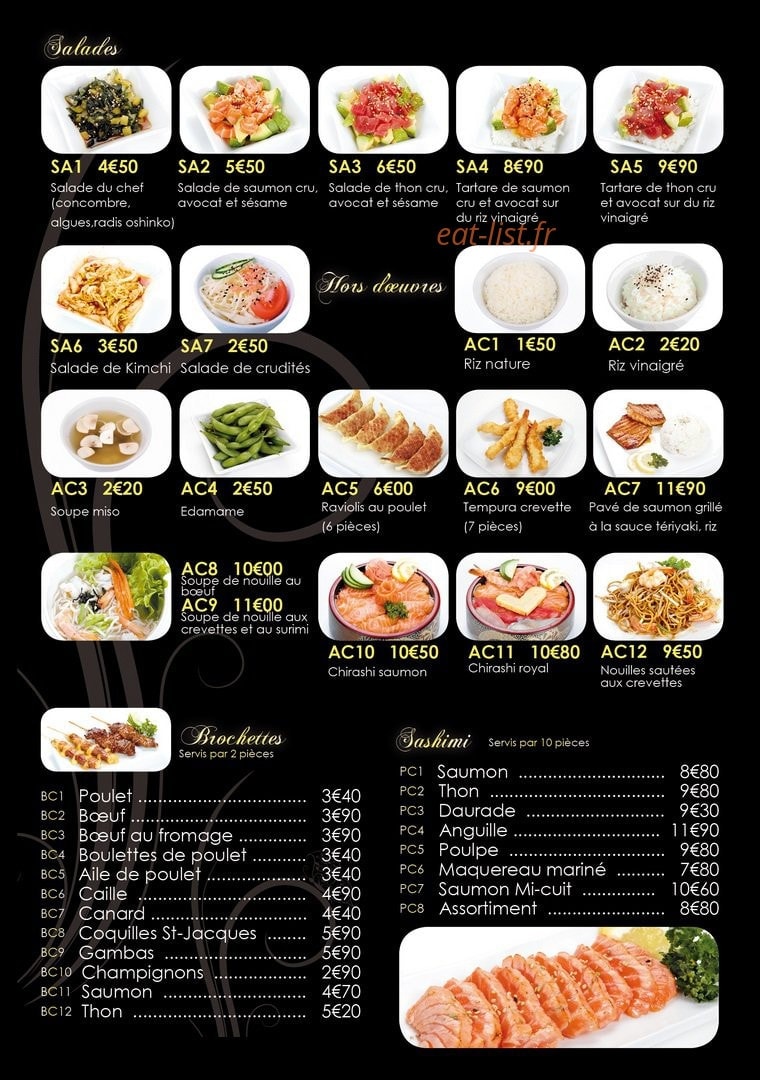 Hayashi — carte page 2