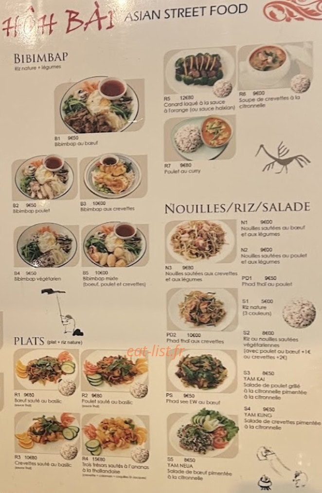 Hoh Bai — carte page 2