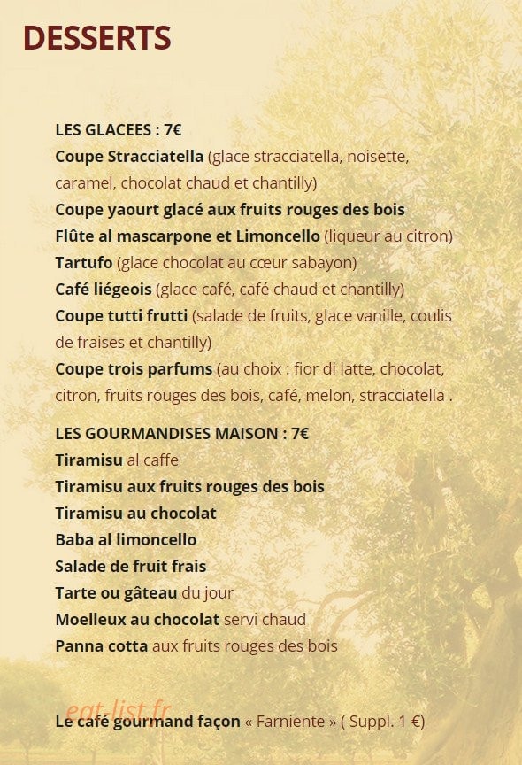 Il Farniente — carte page 3