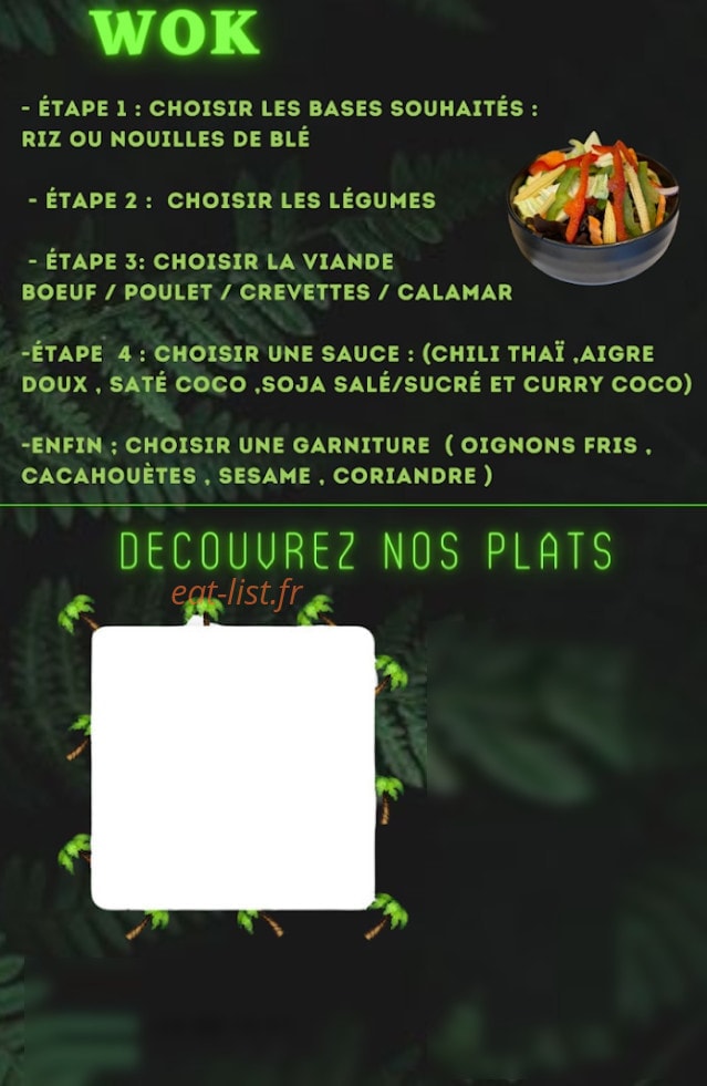 Jungle Wok — carte page 7