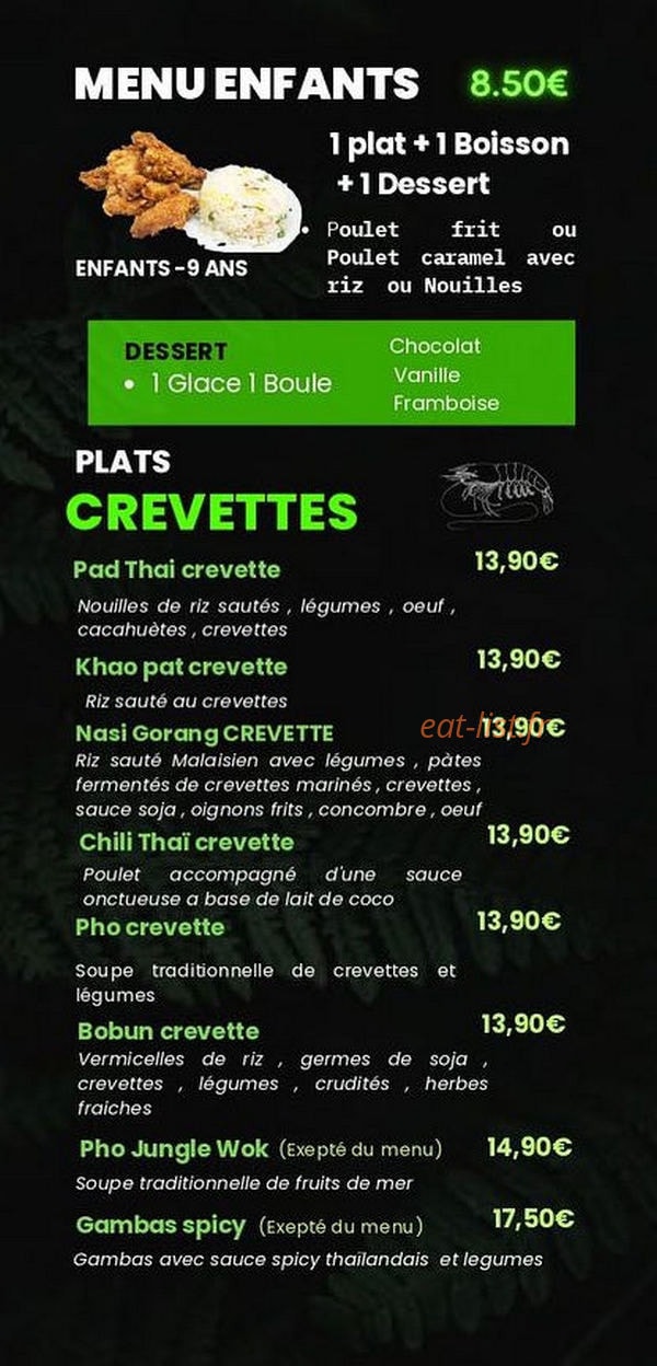 Jungle Wok — carte page 5
