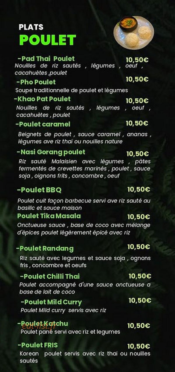 Jungle Wok — carte page 4