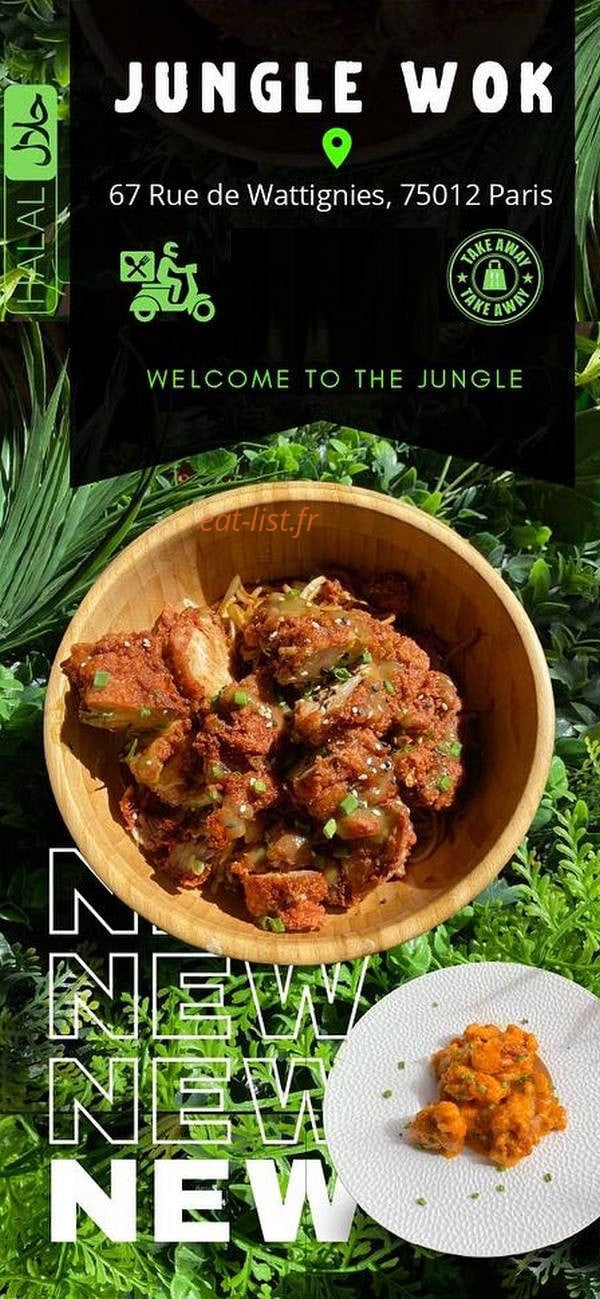 Jungle Wok — carte page 1