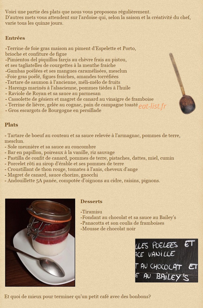 L'Alchimiste — carte page 1
