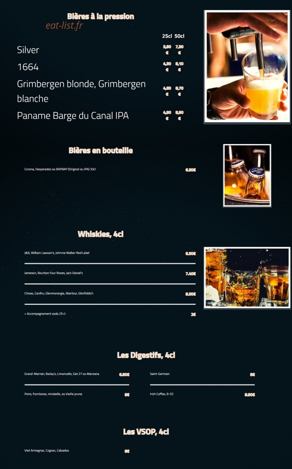 L' Arrosoir — carte page 6