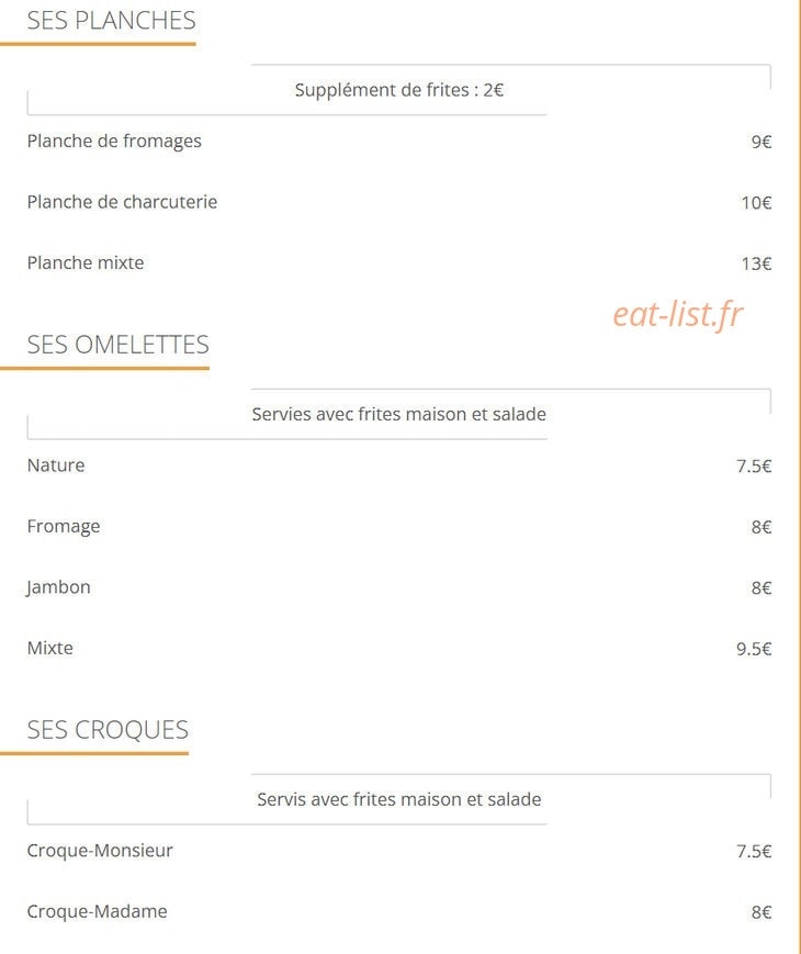 L'Escale — carte page 3