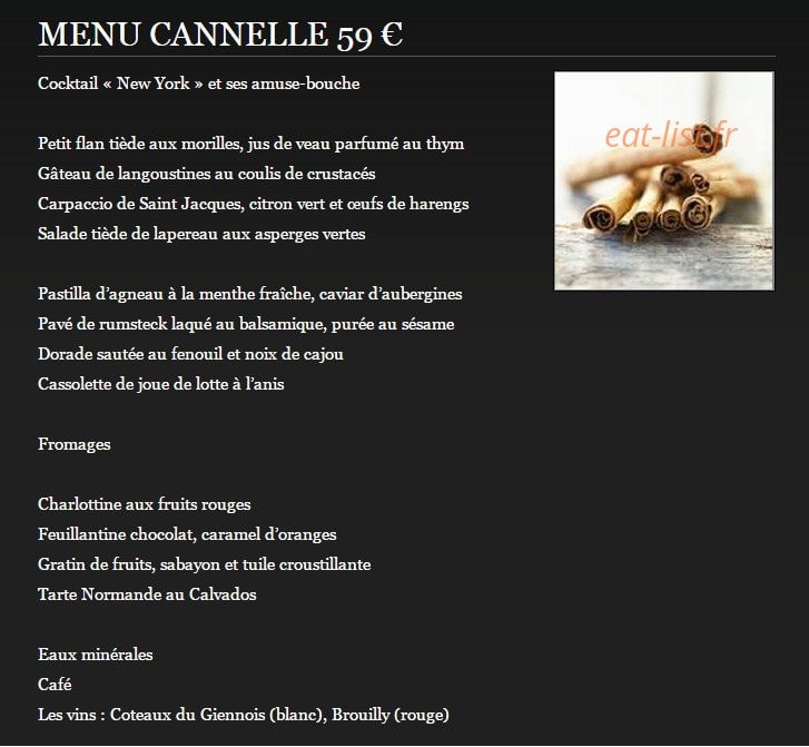 La Cipale — carte page 4