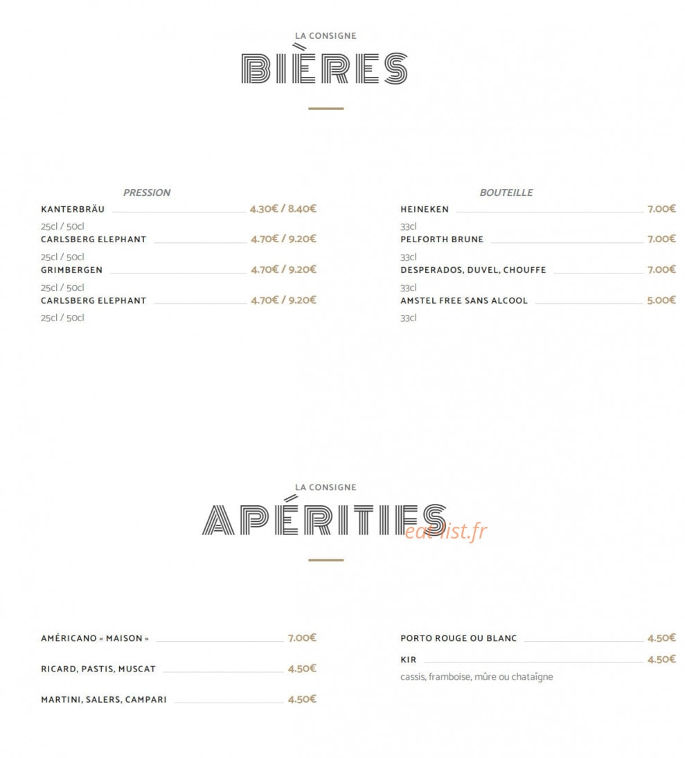 La Consigne — carte page 7
