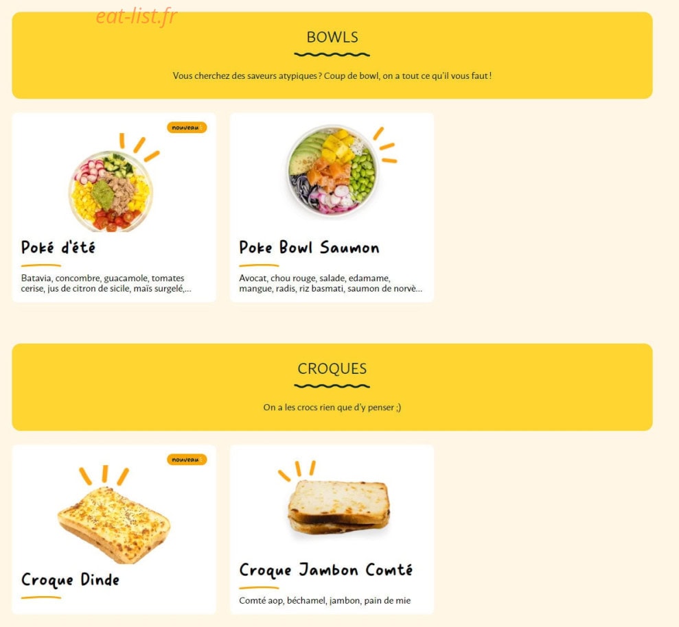 La Croissanterie — carte page 5