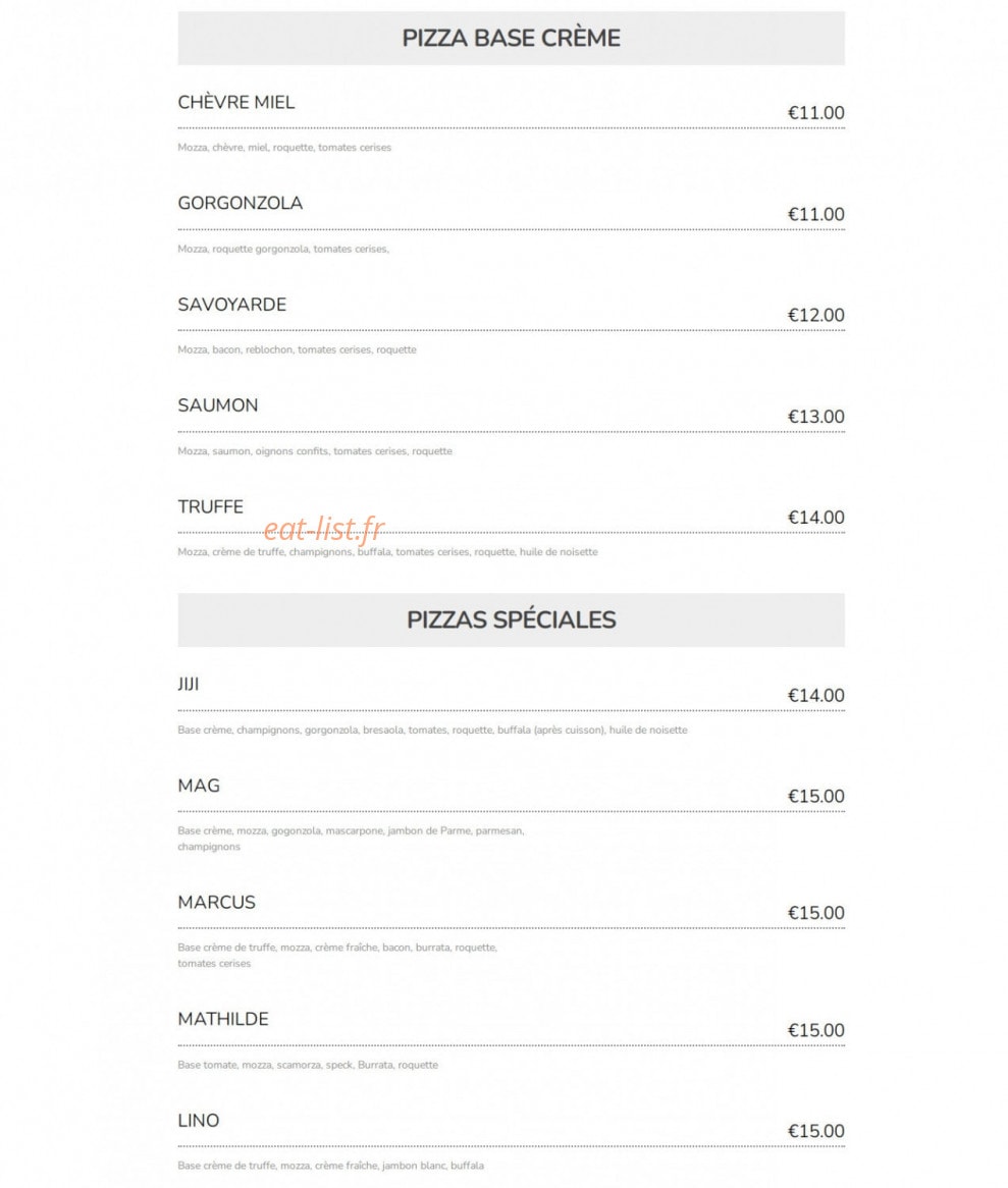 La margherita — carte page 3