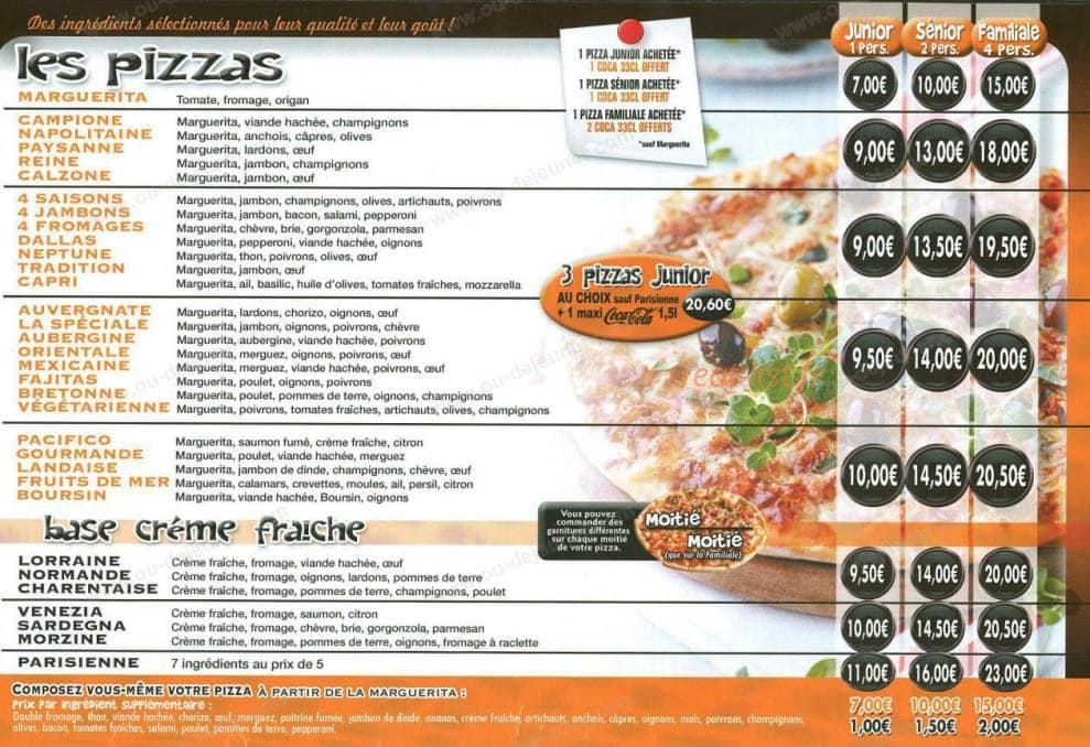 La Parisienne — carte page 1