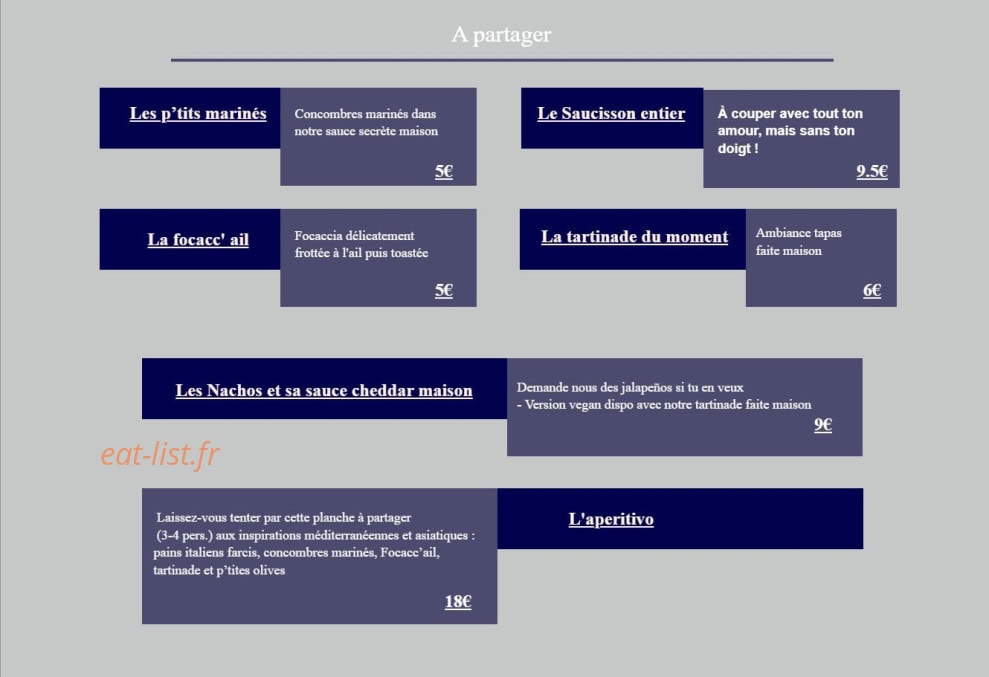 La Revanche — carte page 2