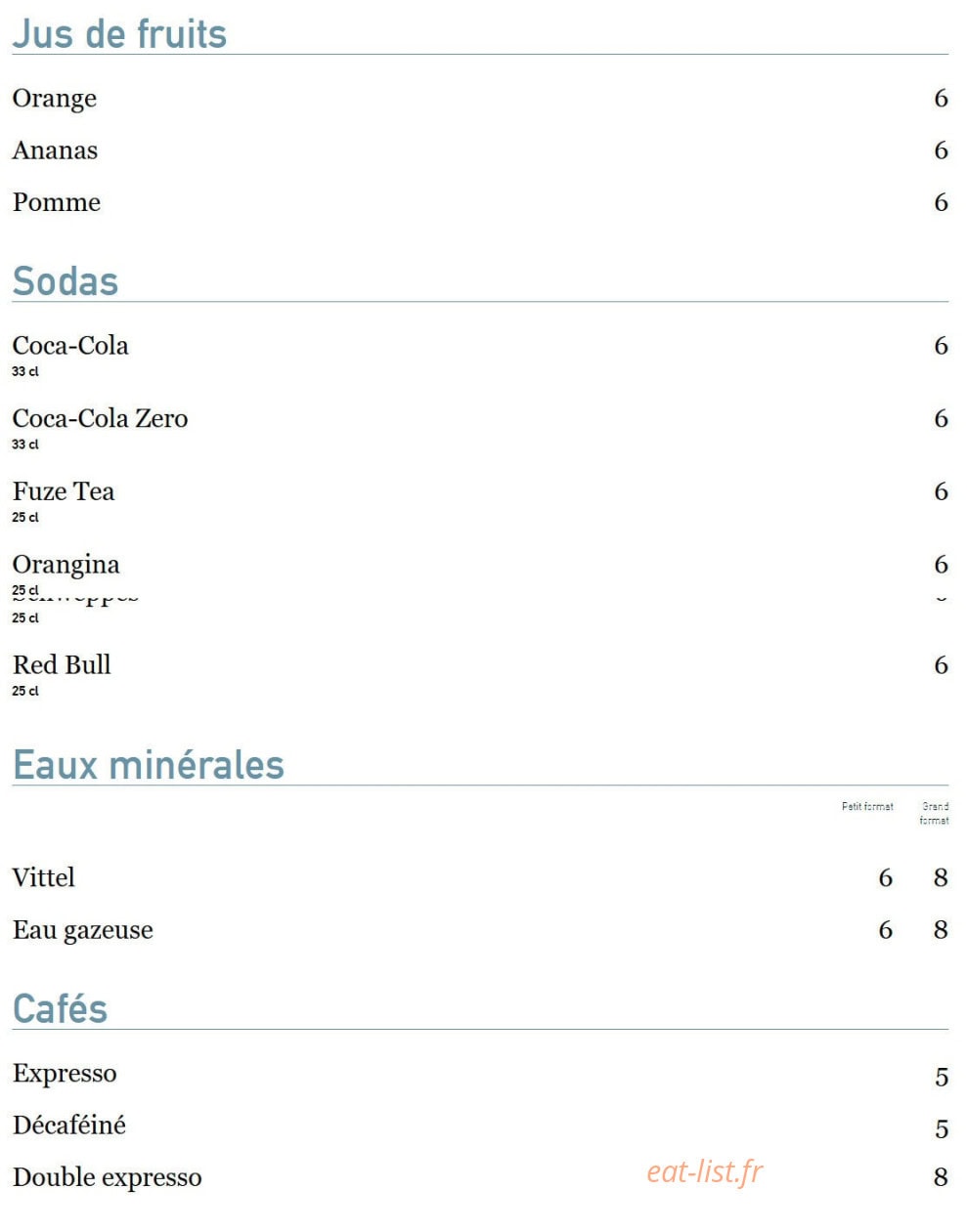 La Rose Bleue — carte page 8