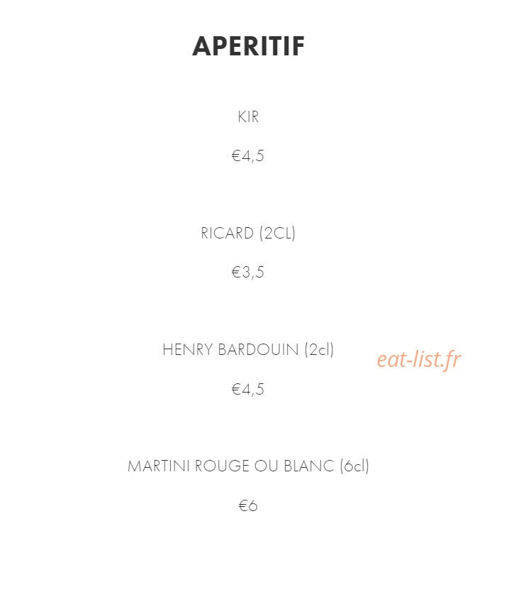 La Seine Café — carte page 13
