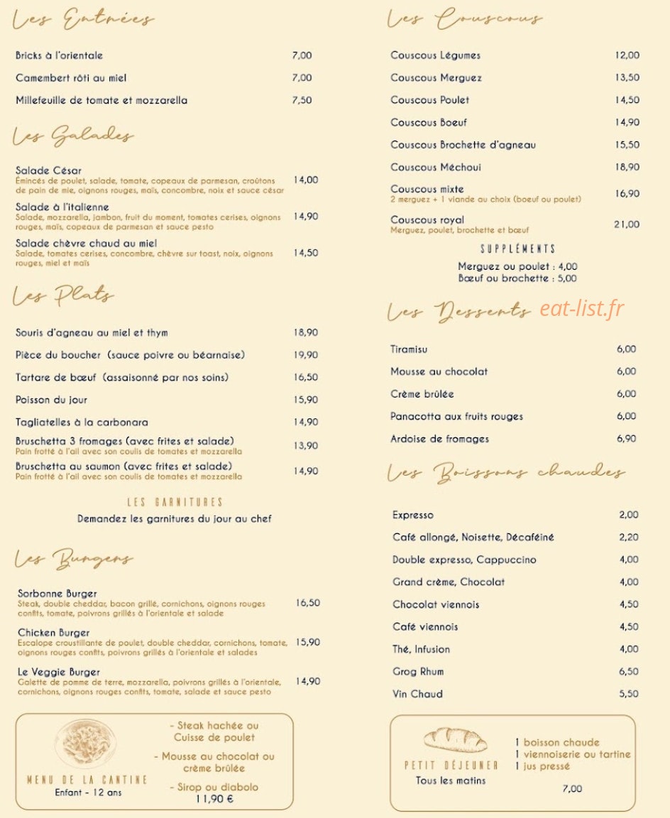 La Sorbonne — carte page 2