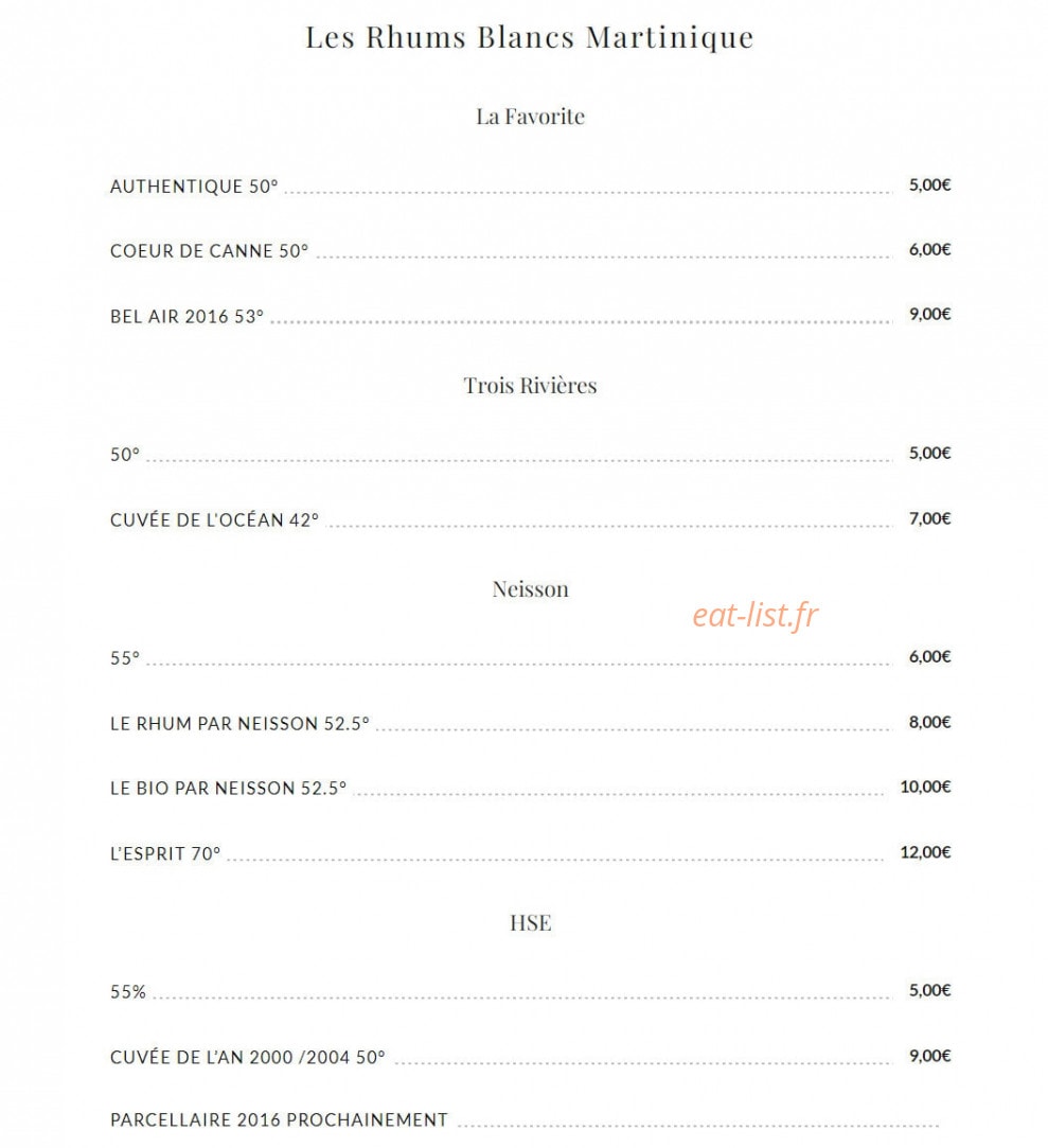 La Table du Loup — carte page 15