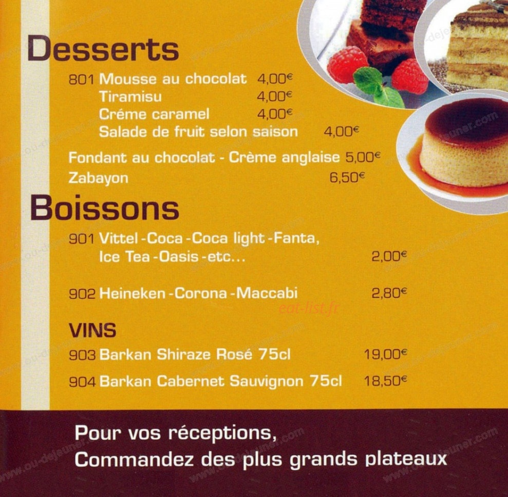 La Tayelet — carte page 15