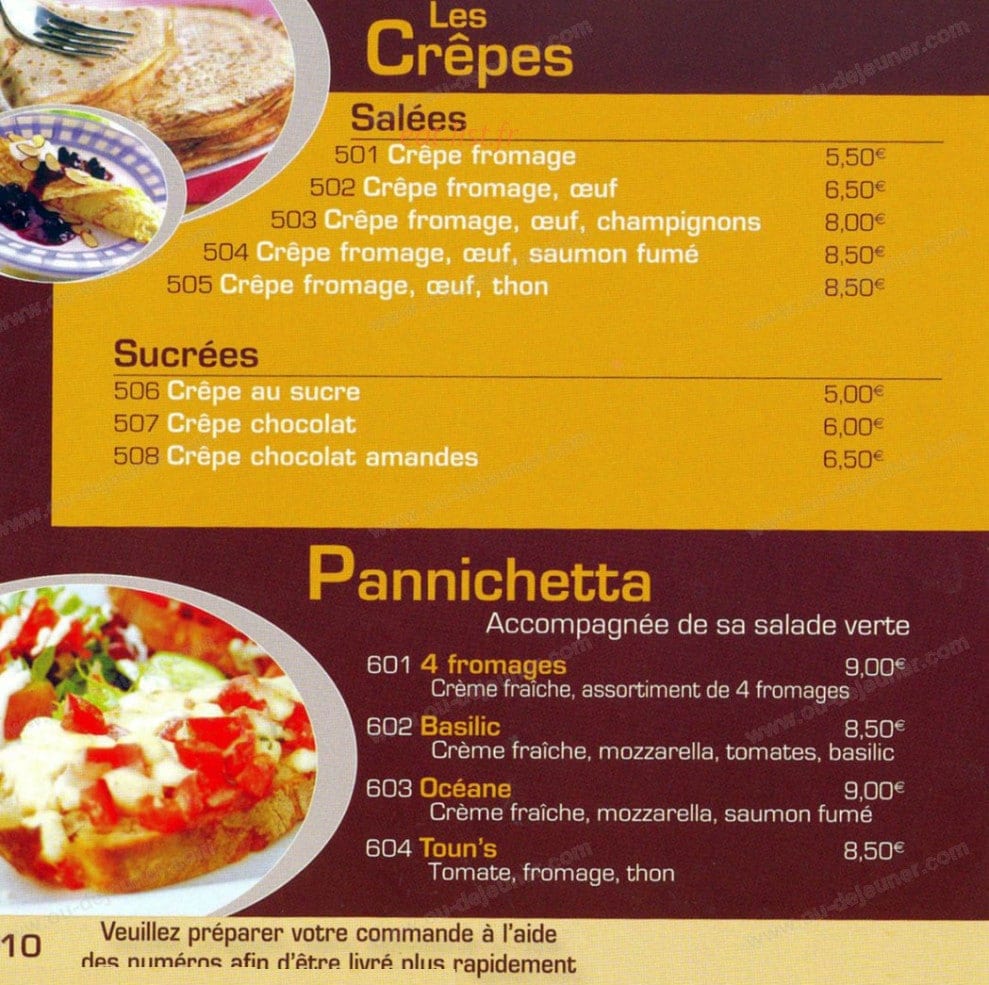 La Tayelet — carte page 10