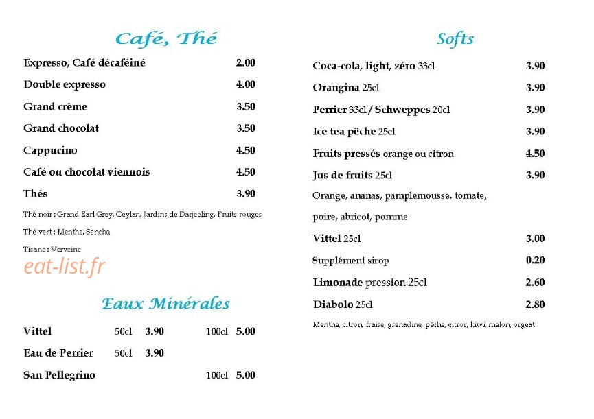 La Terrasse — carte page 5