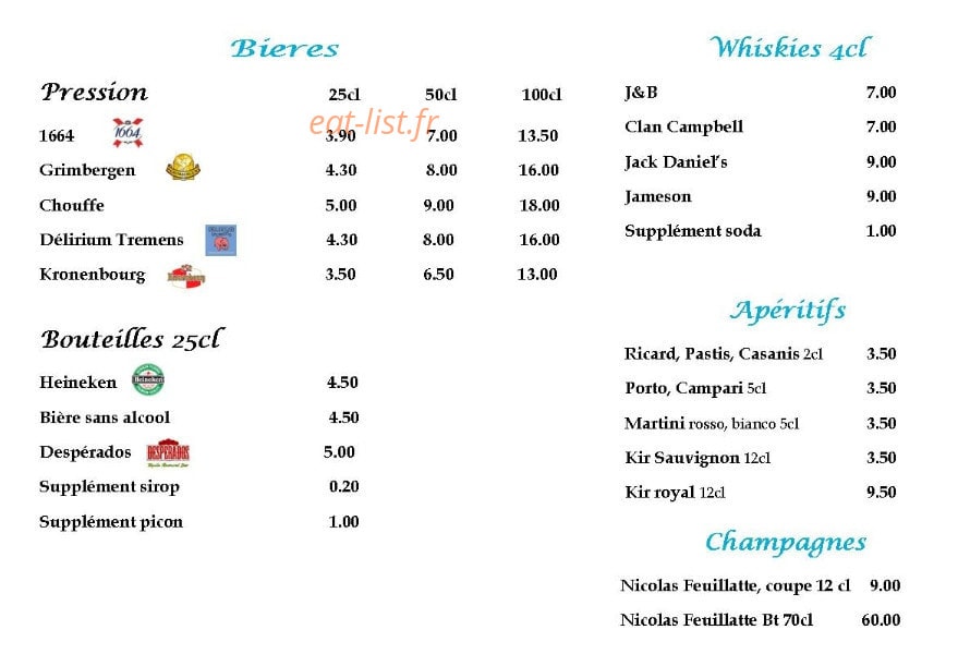 La Terrasse — carte page 3