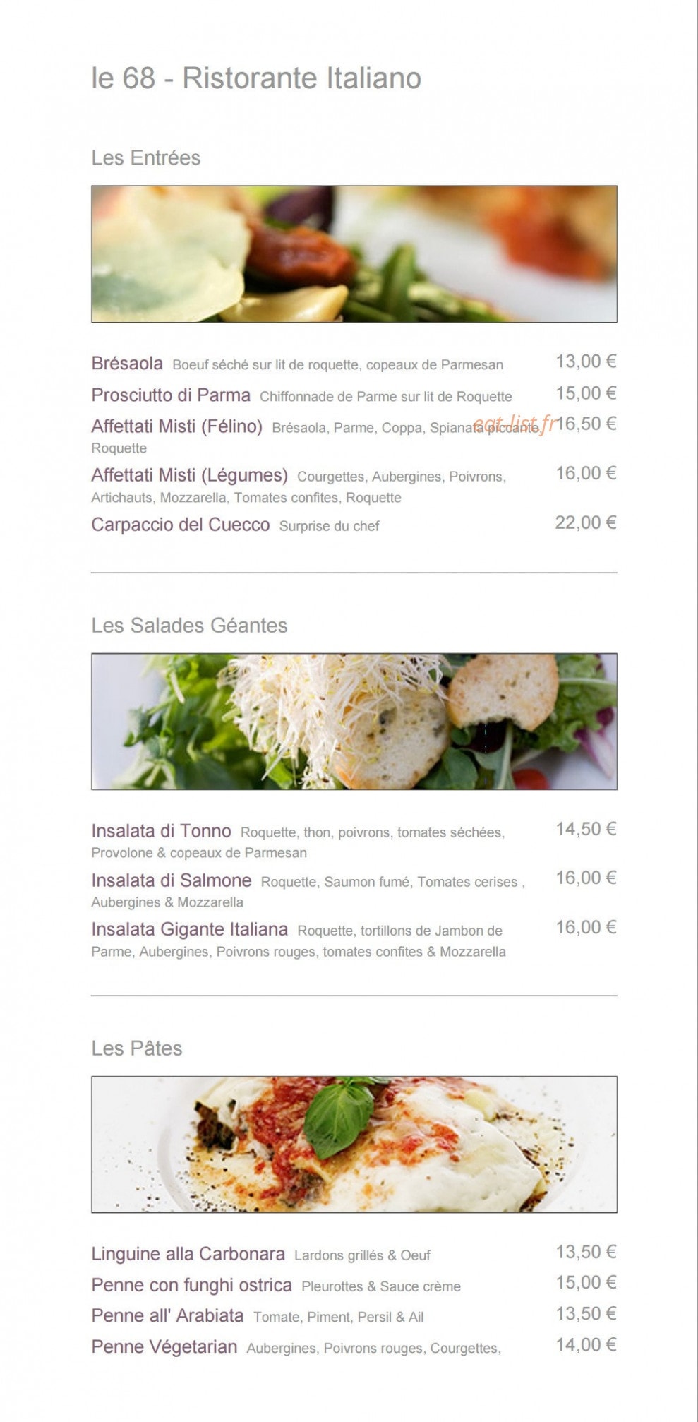 Le 68 — carte page 1