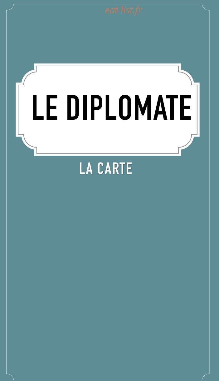 Le Diplomate — carte page 1
