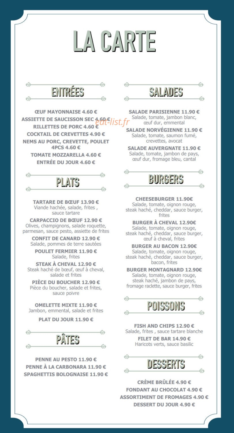 Le Diplomate — carte page 5