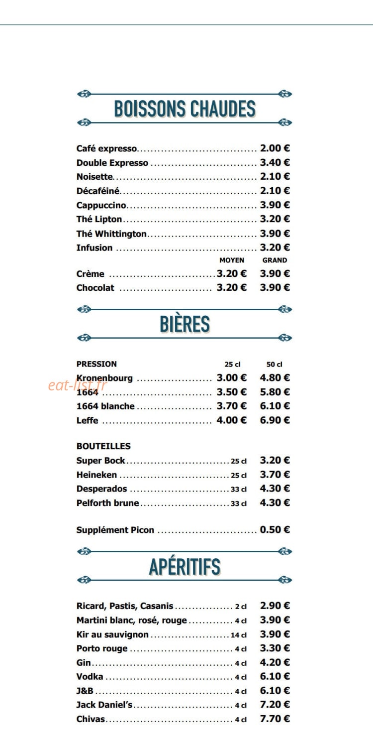 Le Diplomate — carte page 3