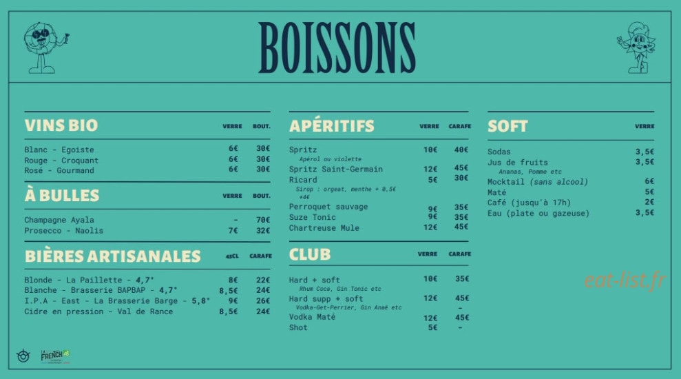 Le Mazette — carte page 6